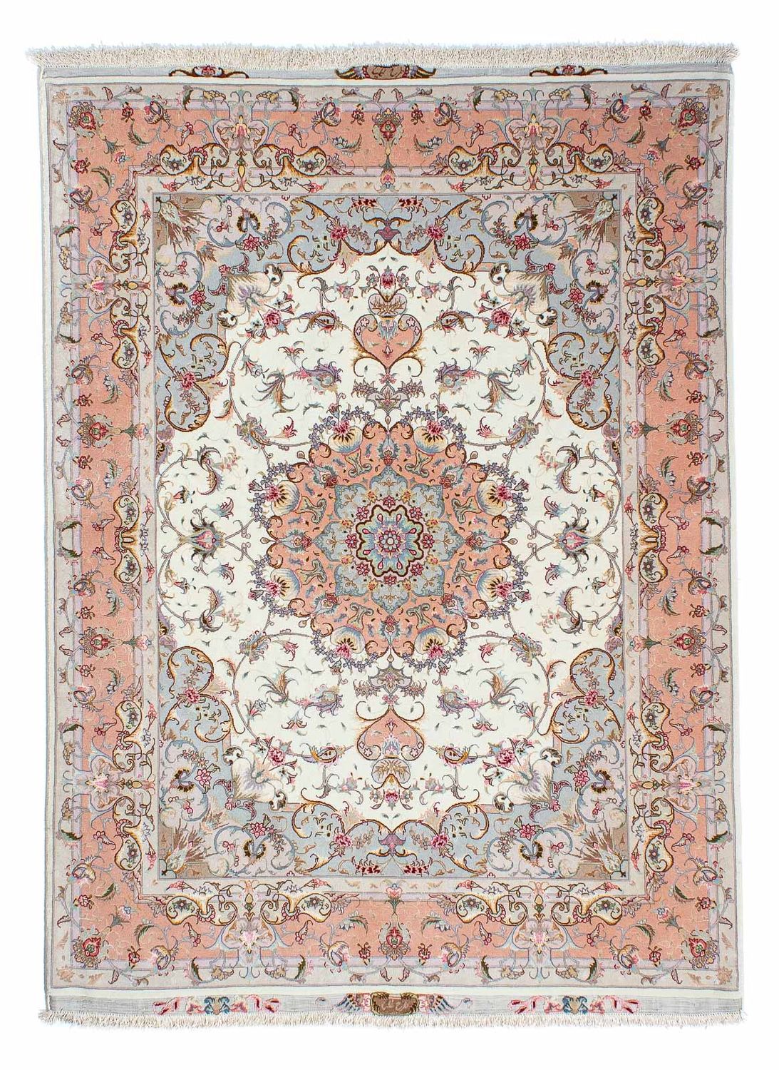 Perserteppich - Täbriz - Royal 203 x 152 cm Teppichbrücke