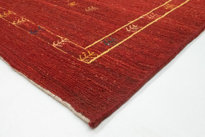 Gabbeh Teppich - Perser 190 x 150 cm - rot