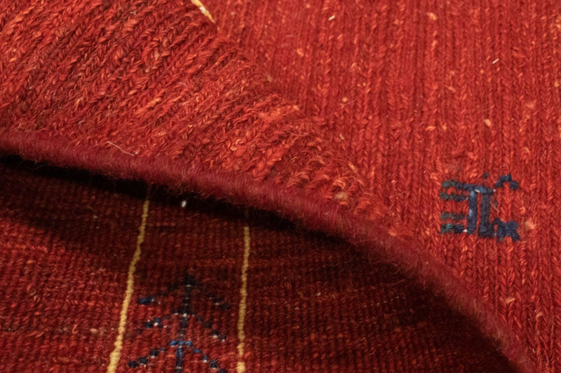 Gabbeh Teppich - Perser 190 x 150 cm - rot