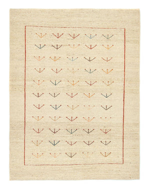 Gabbeh Teppich - Perser 195 x 144 cm - beige