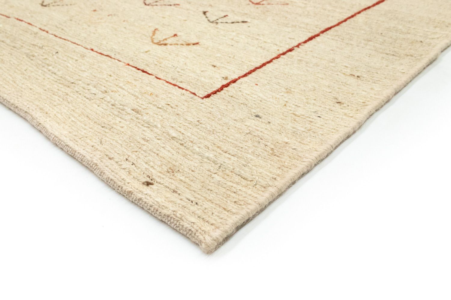 Gabbeh Teppich - Perser 195 x 144 cm - beige