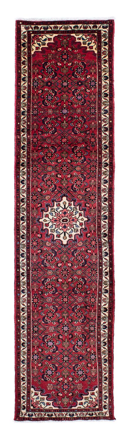 Perserteppich - Nomadic 323 x 78 cm - dunkelrot