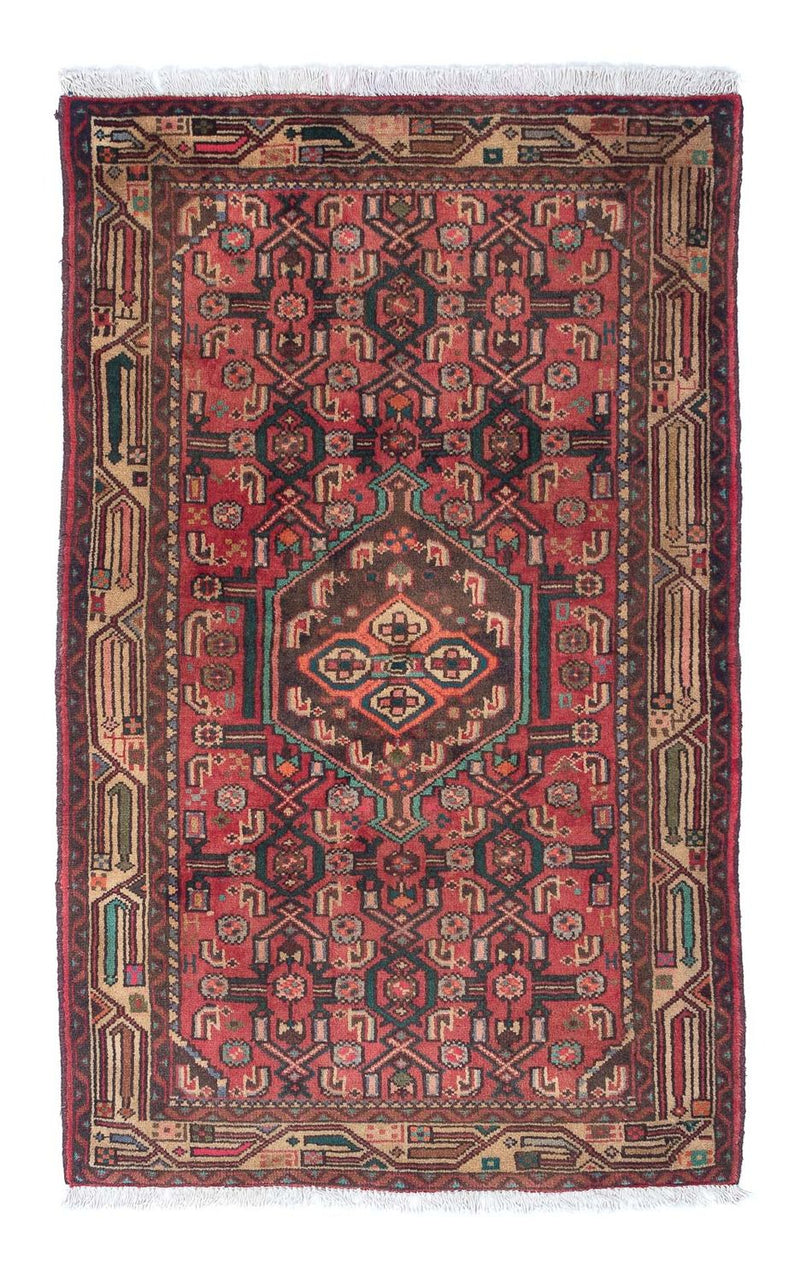Perserteppich - Nomadic 130 x 82 cm - hellrot