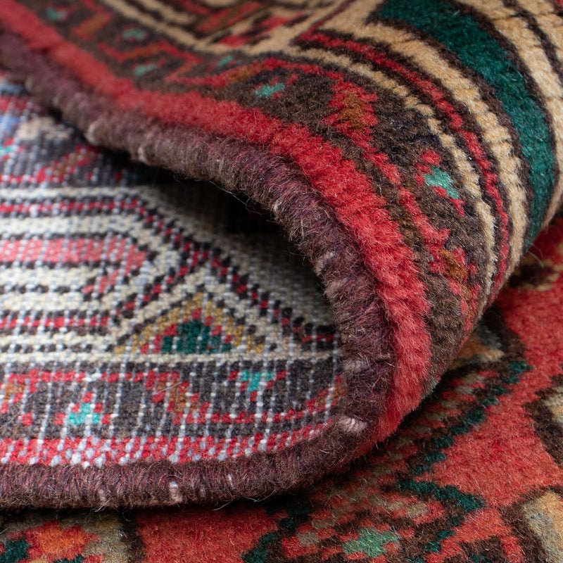 Perserteppich - Nomadic 130 x 82 cm - hellrot