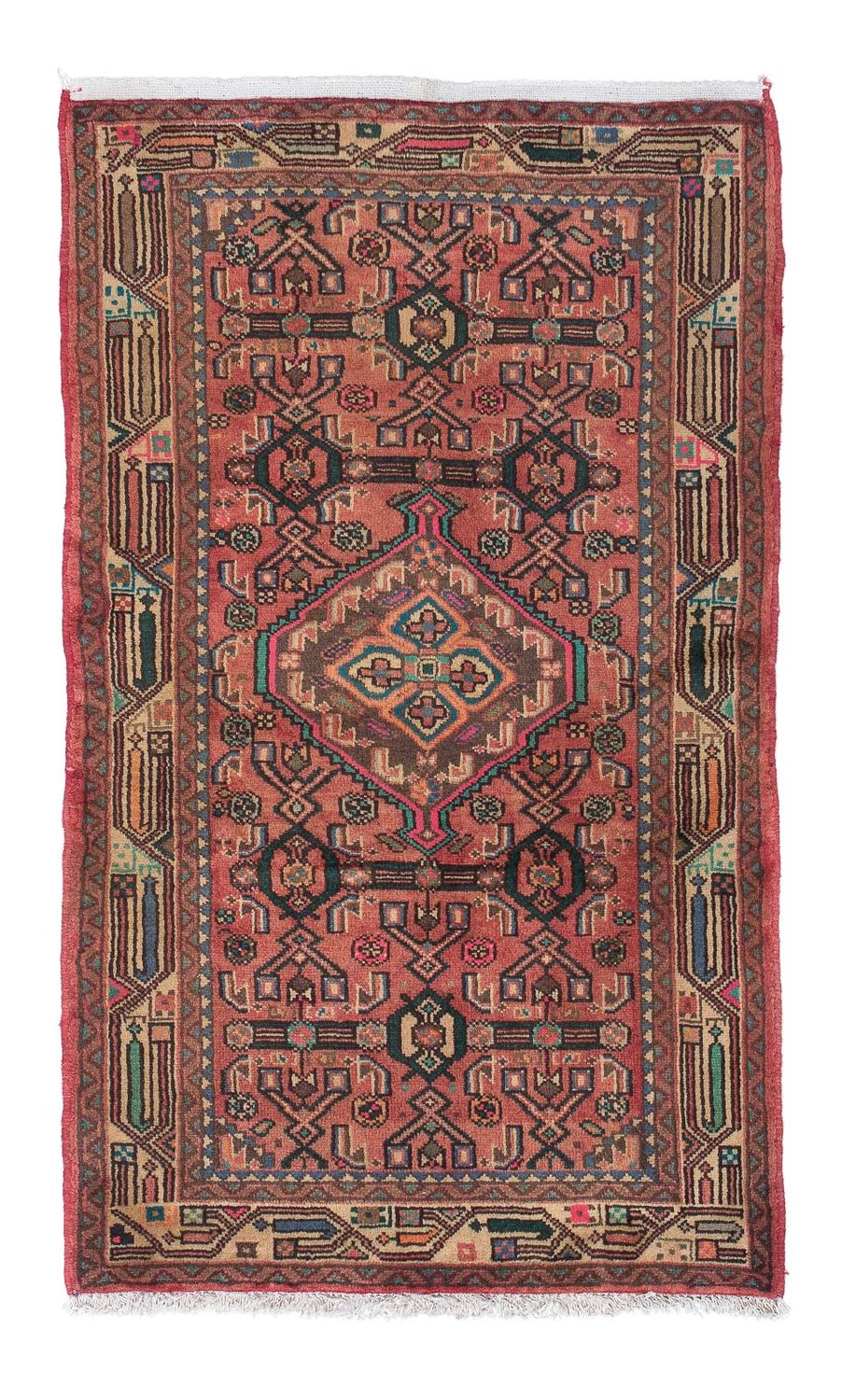 Perserteppich - Nomadic 125 x 80 cm - hellrot