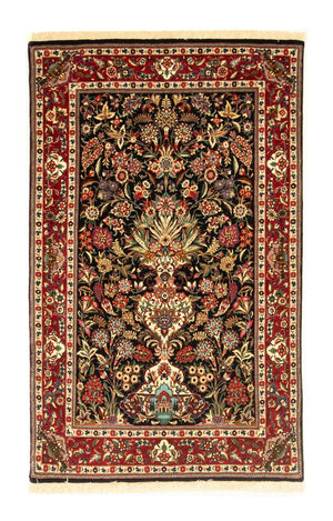 Perserteppich - Ghom 163 x 107 cm - dunkelblau