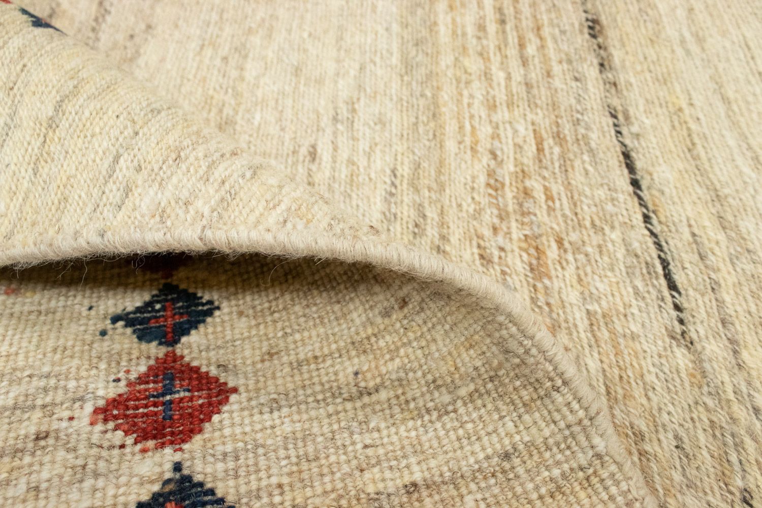 Gabbeh Teppich - Perser 192 x 148 cm - beige
