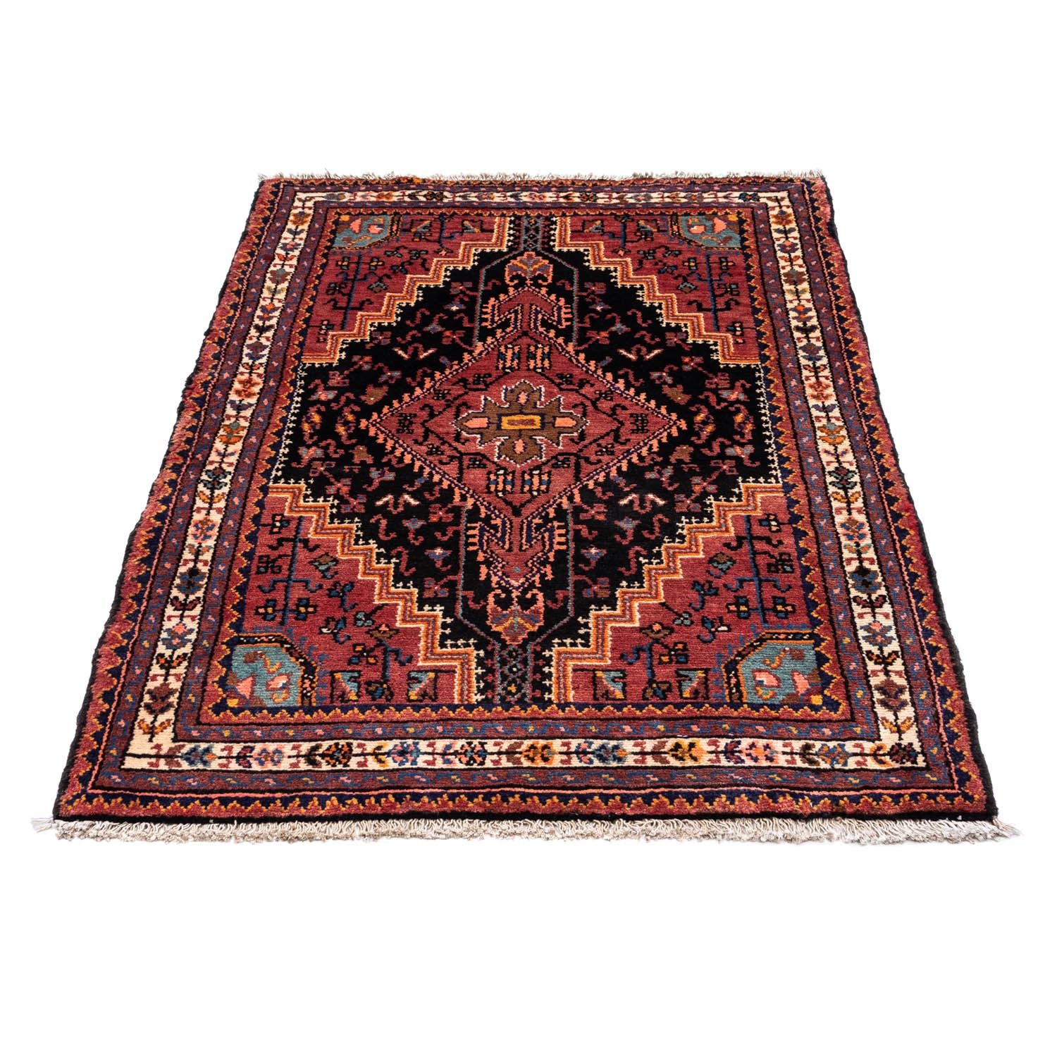 Perserteppich - Nomadic 138 x 91 cm - hellrot