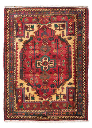 Perserteppich - Nomadic 130 x 100 cm - rot