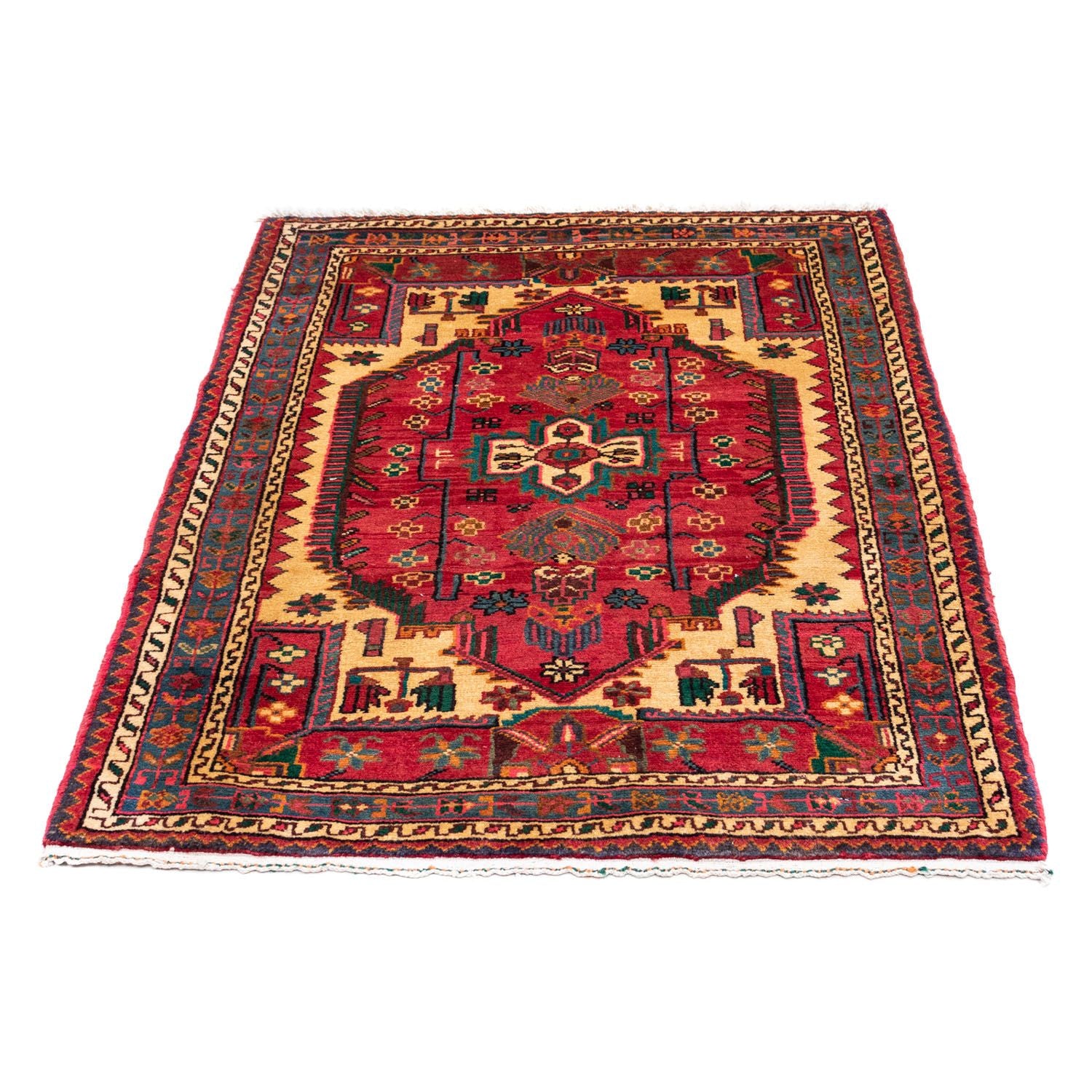Perserteppich - Nomadic 130 x 100 cm - rot