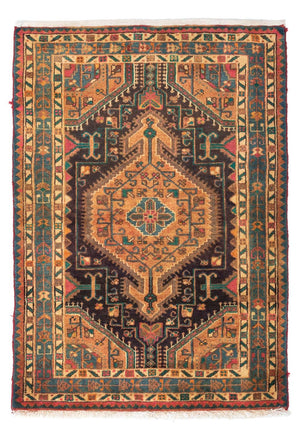 Perserteppich - Nomadic 130 x 91 cm - hellbraun