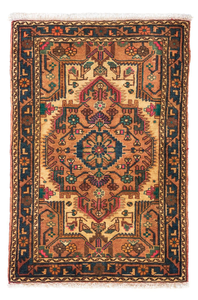 Perserteppich - Nomadic 125 x 86 cm - hellbraun