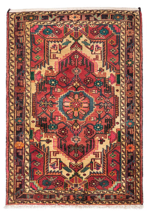 Perserteppich - Nomadic 125 x 85 cm - hellrot