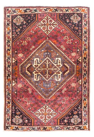 Perserteppich - Nomadic 160 x 110 cm - dunkelrot
