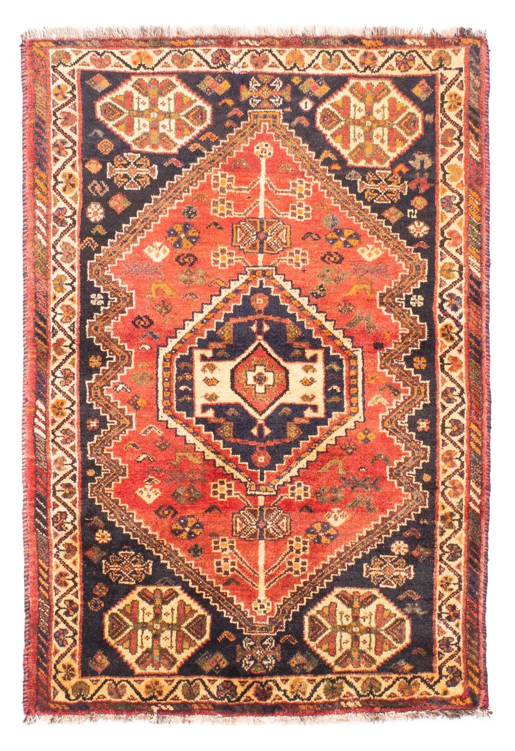 Perserteppich - Nomadic 155 x 105 cm - hellrot