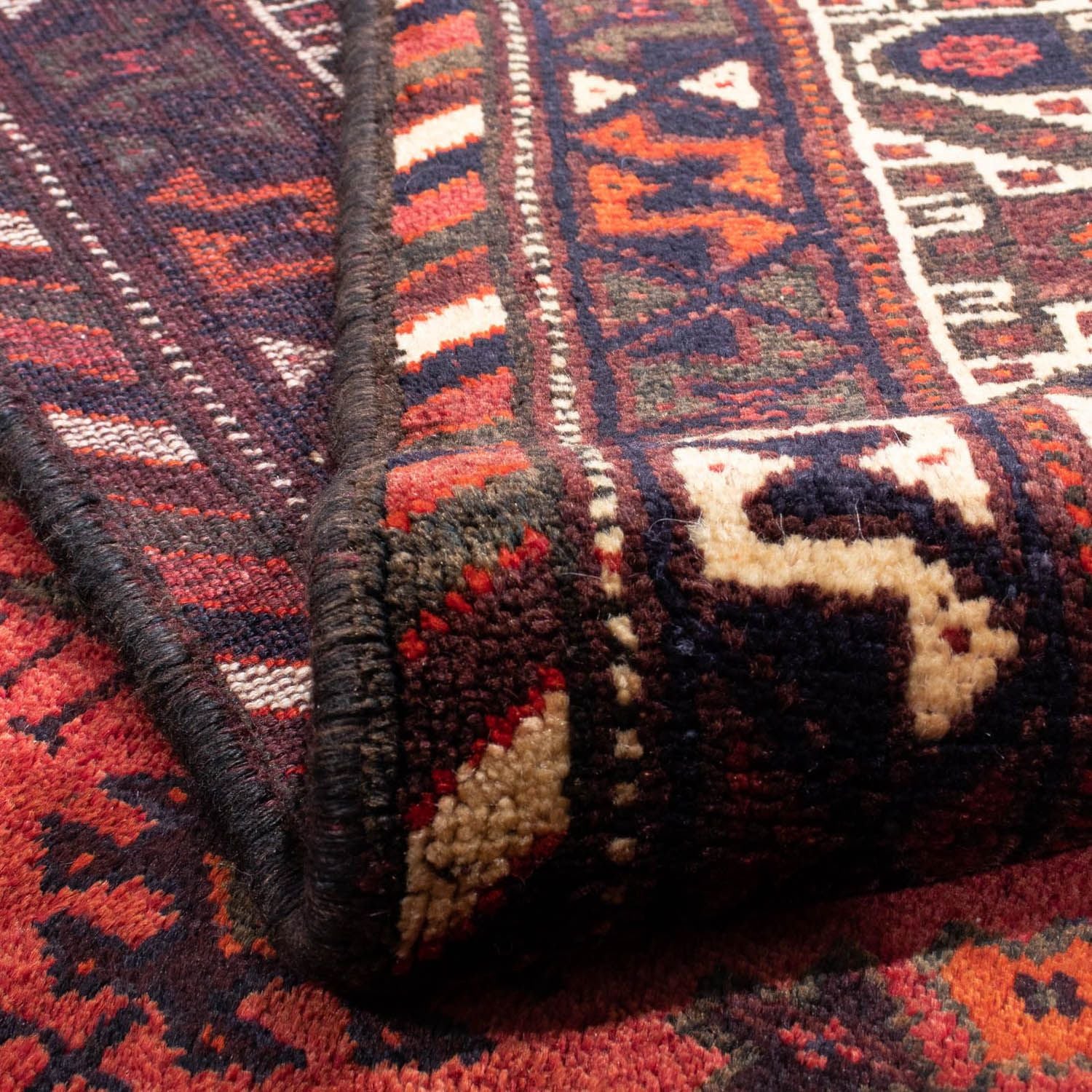 Perserteppich - Nomadic 312 x 221 cm - dunkelrot