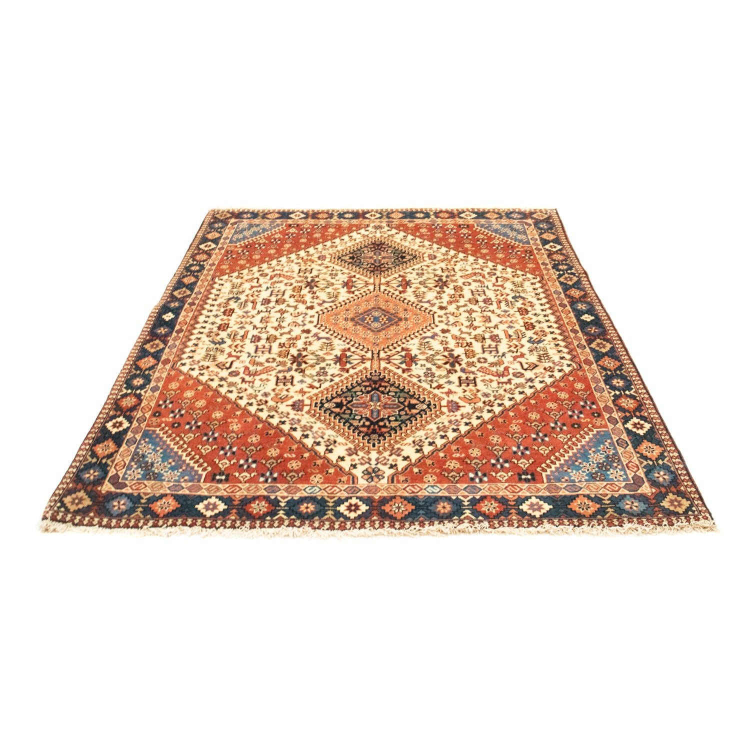 Perserteppich - Nomadic 193 x 150 cm - beige