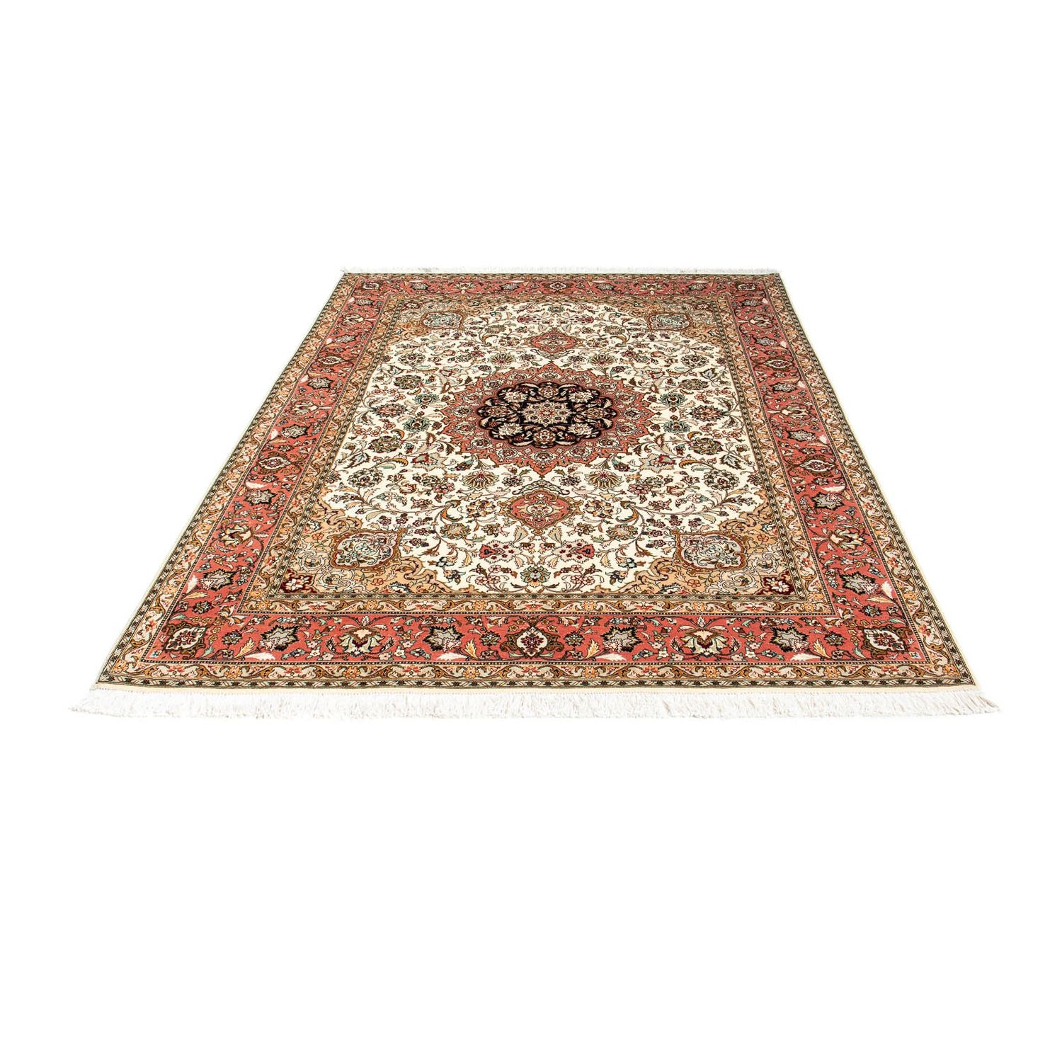 Perserteppich - Täbriz - Royal 204 x 154 cm Teppichbrücke