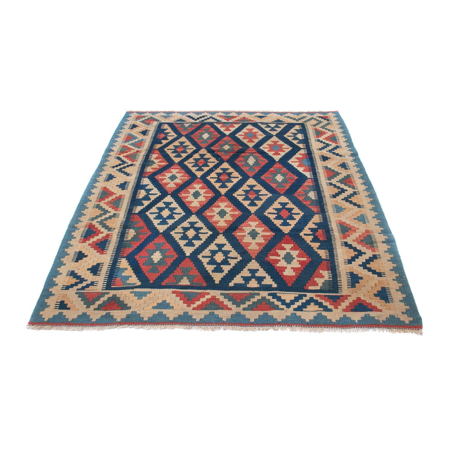 Kelim Teppich - Oriental 167 x 126 cm - mehrfarbig