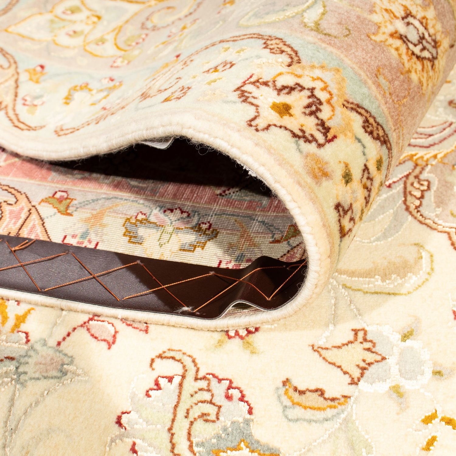 Perserteppich - Täbriz - Royal 210 x 202 cm Quadratischer Teppich