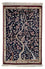 Perserteppich - Ghom 87 x 59 cm - dunkelblau