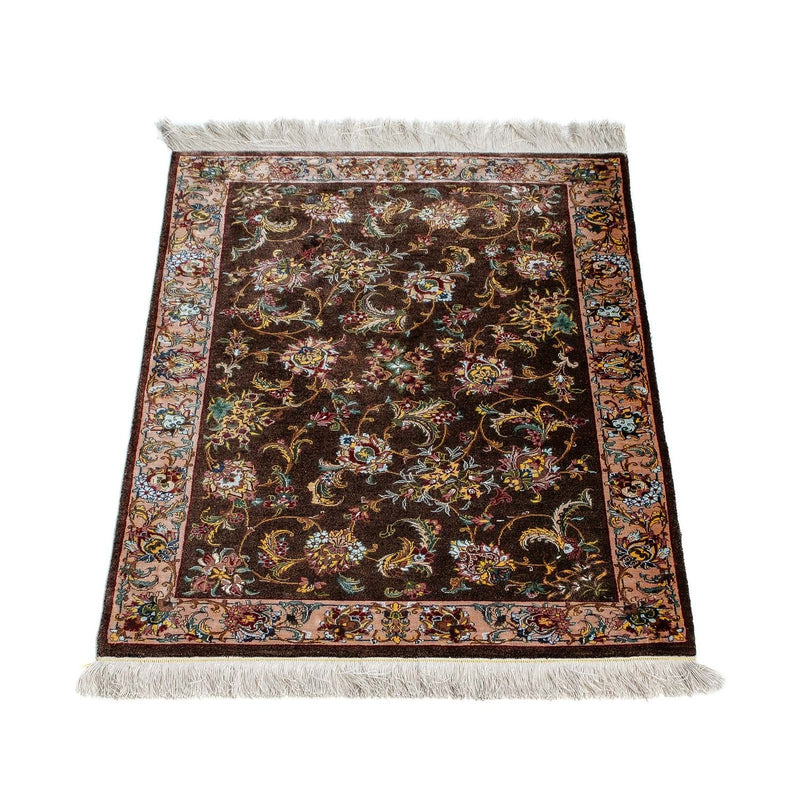 Perserteppich - Ghom 86 x 60 cm - braun