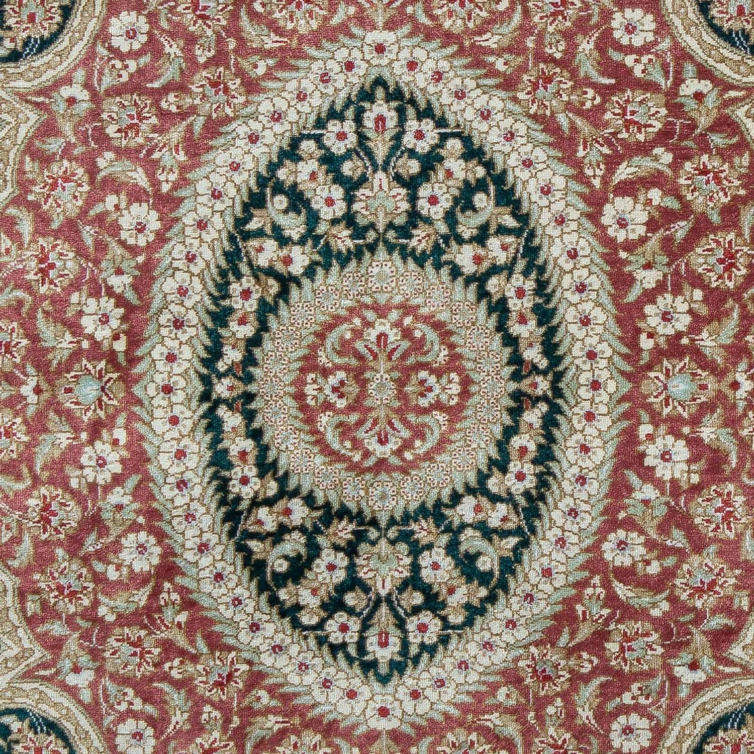 Perserteppich - Ghom 85 x 58 cm - dunkelblau