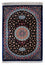 Perserteppich - Ghom 80 x 55 cm - dunkelblau