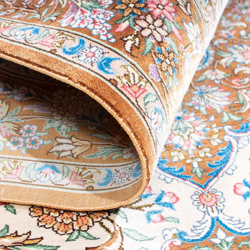 Perserteppich - Ghom 124 x 79 cm - beige