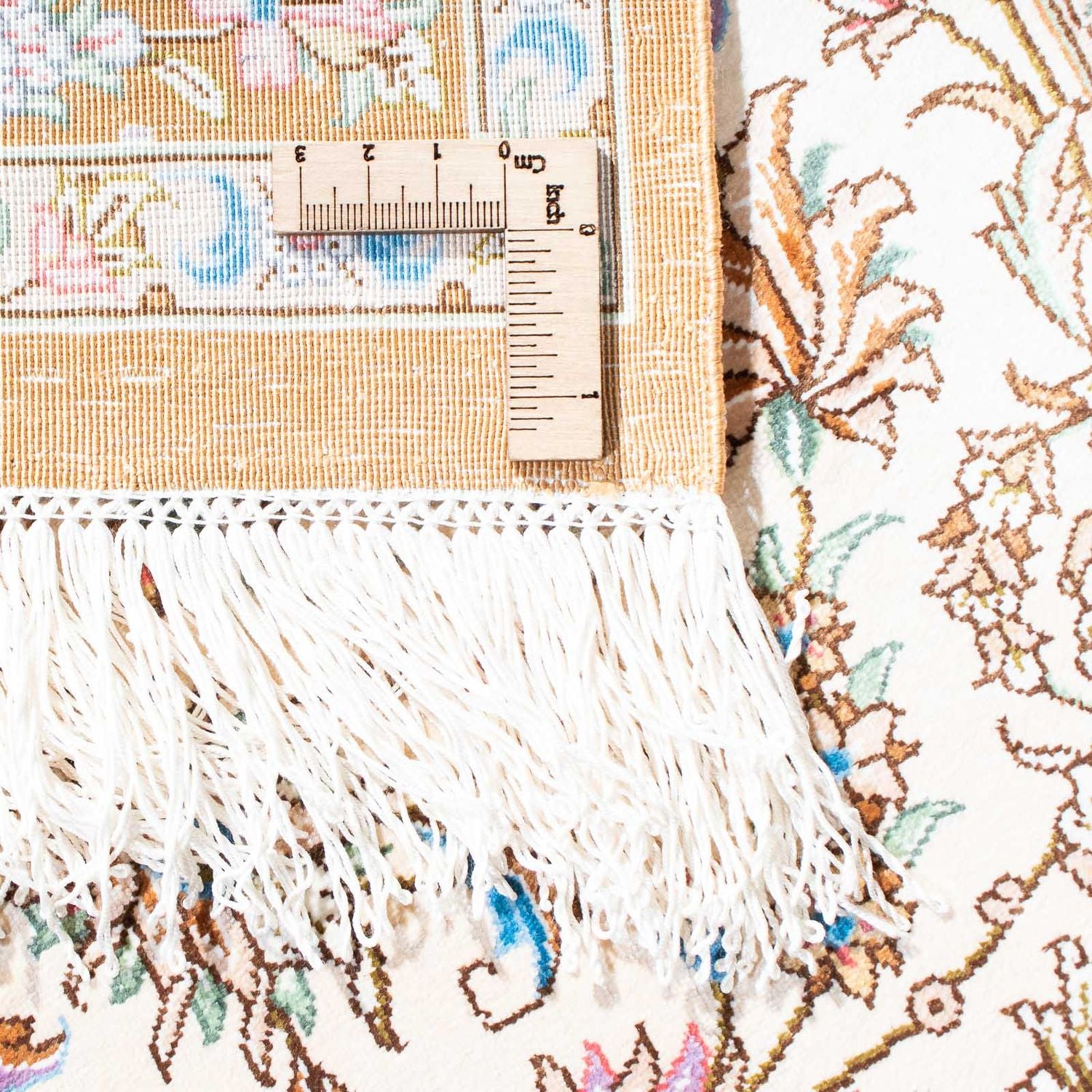 Perserteppich - Ghom 124 x 79 cm - beige