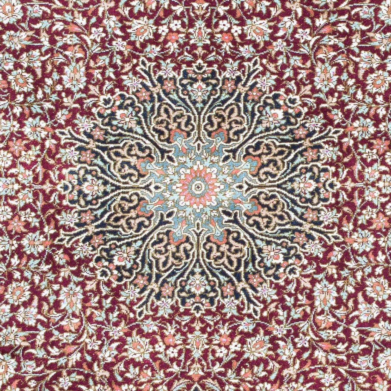 Perserteppich - Ghom 116 x 78 cm - dunkelblau
