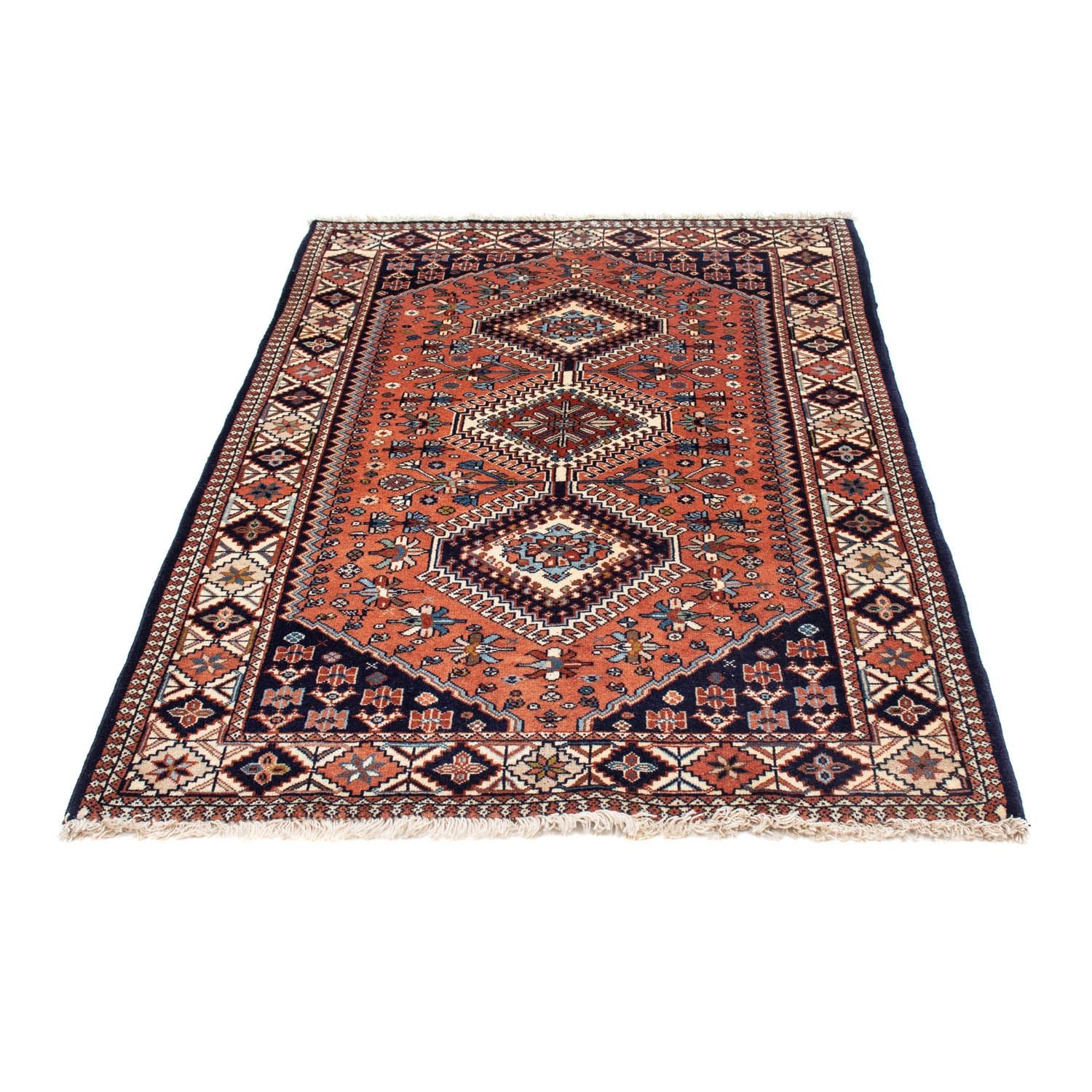 Perserteppich - Nomadic 152 x 100 cm - hellrot