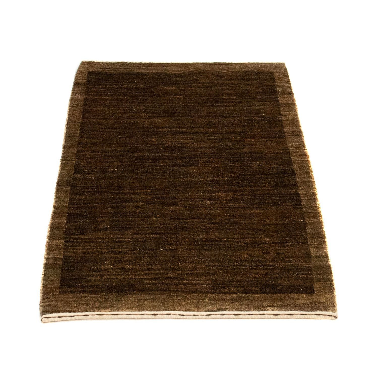Gabbeh Teppich - Indus 93 x 60 cm - dunkelbraun