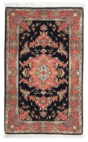 Perserteppich - Täbriz - Royal 90 x 60 cm - dunkelblau