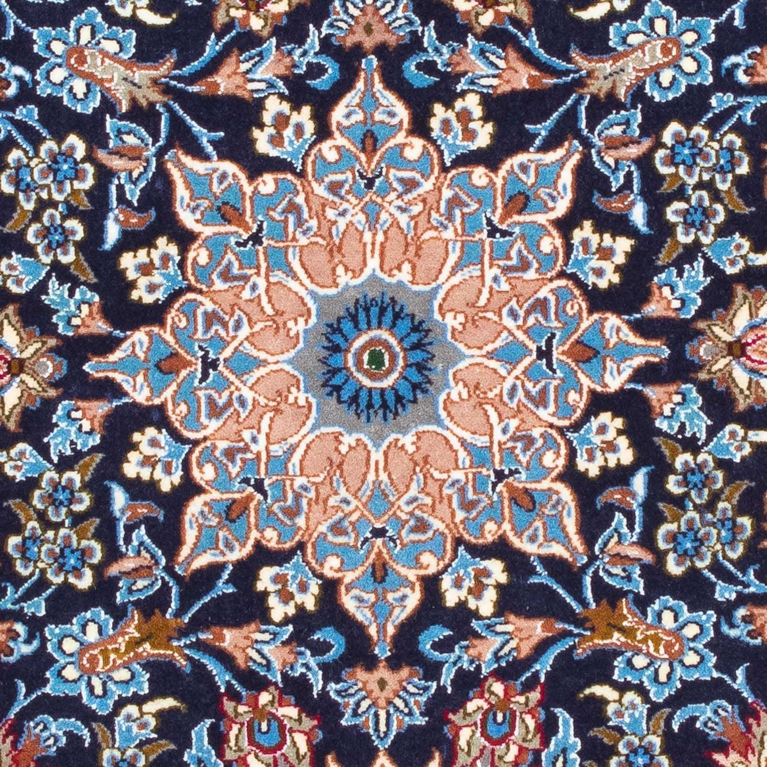 Perserteppich - Isfahan - Premium 104 x 72 cm - dunkelblau