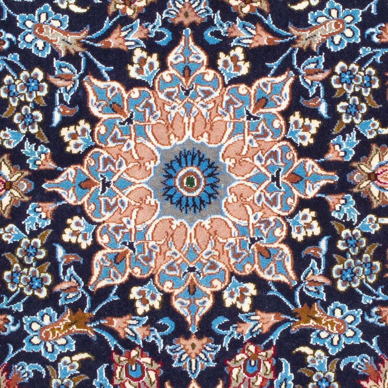 Perserteppich - Isfahan - Premium 104 x 72 cm - dunkelblau