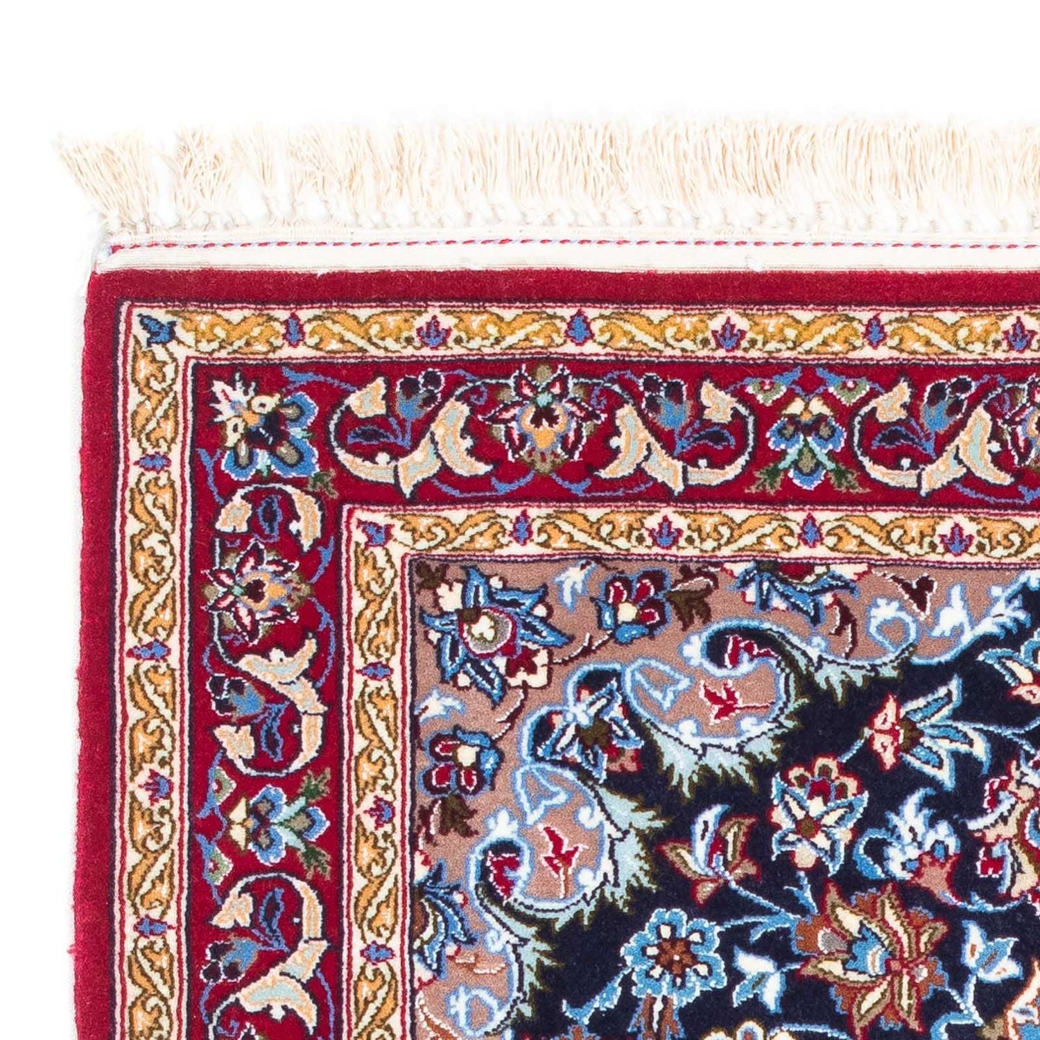 Perserteppich - Isfahan - Premium 104 x 72 cm - dunkelblau