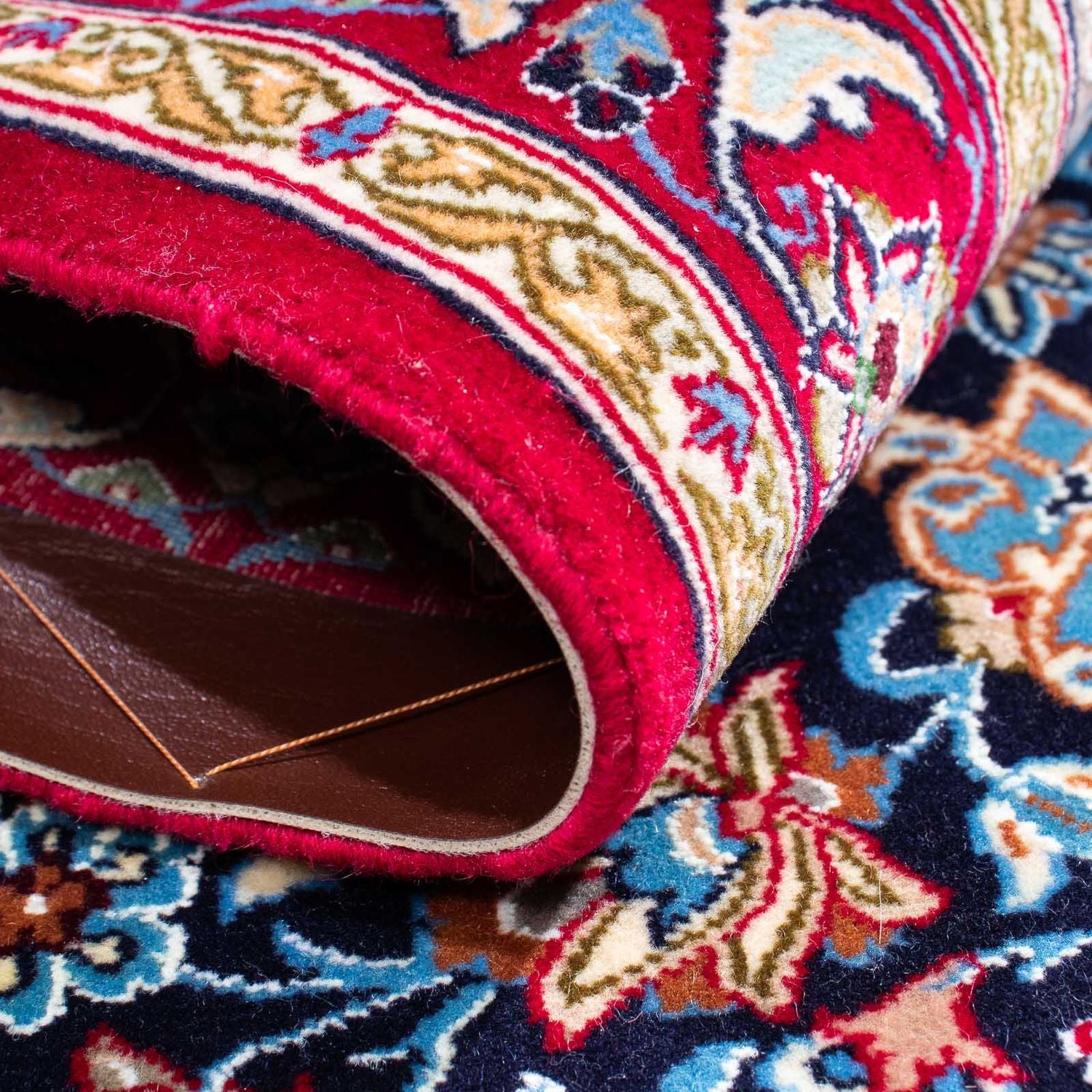 Perserteppich - Isfahan - Premium 104 x 72 cm - dunkelblau