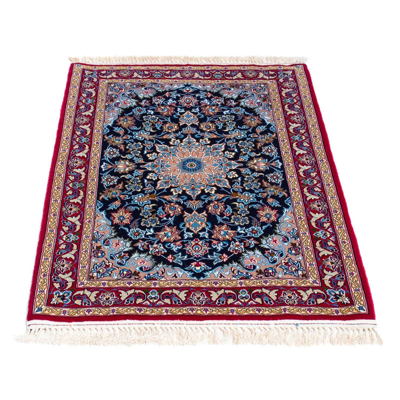 Perserteppich - Isfahan - Premium 104 x 72 cm - dunkelblau