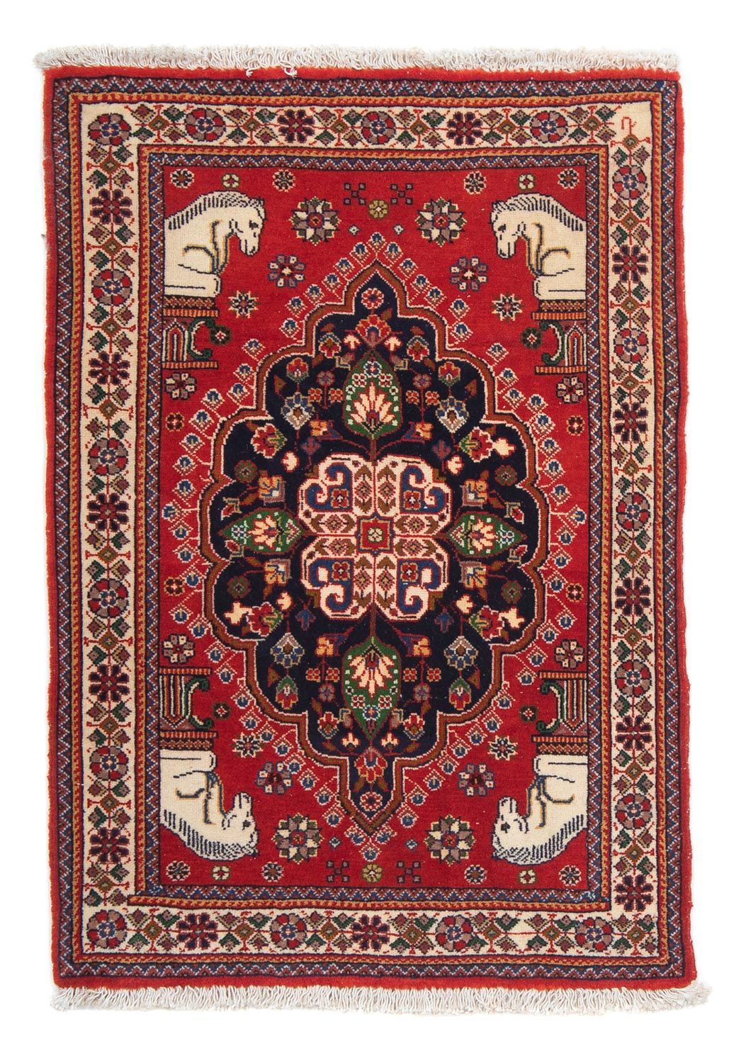 Gabbeh Teppich - Kaschkuli Perser 88 x 61 cm