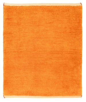 Gabbeh Teppich - Perser 94 x 80 cm - gold