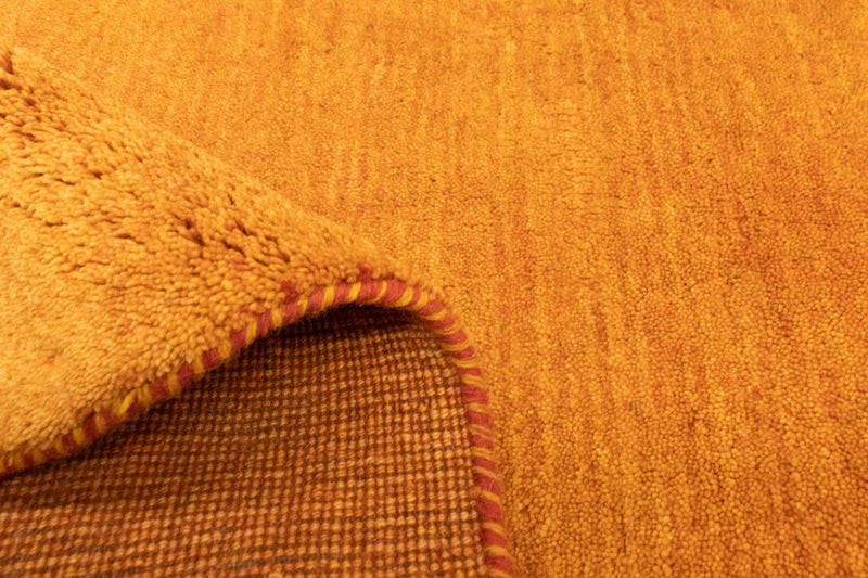 Gabbeh Teppich - Perser 94 x 80 cm - gold