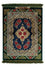 Perserteppich - Ghom 77 x 58 cm - dunkelblau