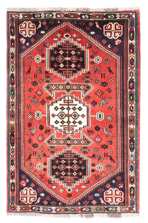 Perserteppich - Nomadic 170 x 116 cm - dunkelrot