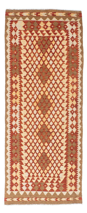 Kelim Teppich - Oriental 197 x 79 cm - beige