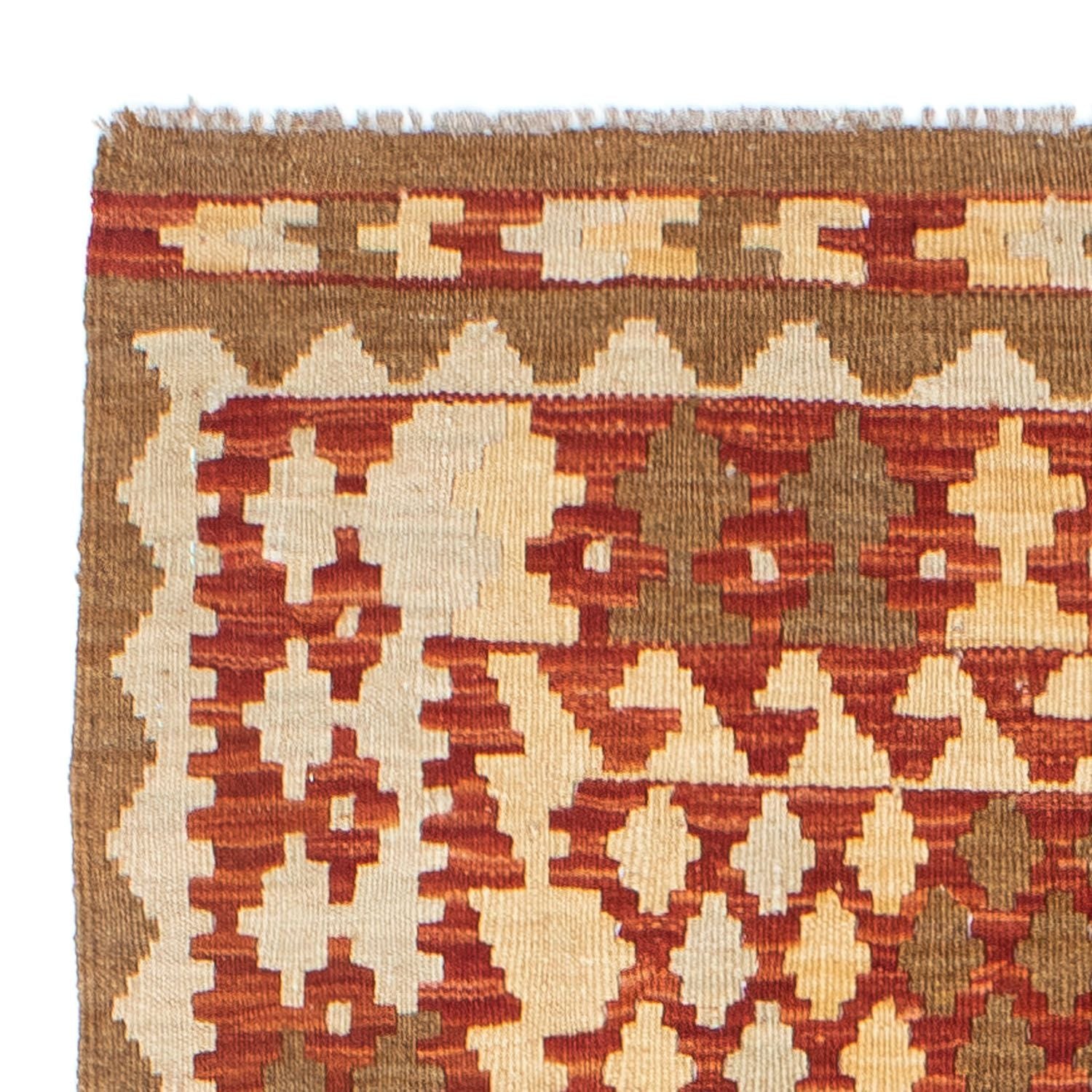 Kelim Teppich - Oriental 197 x 79 cm - beige