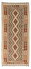 Kelim Teppich - Oriental 192 x 83 cm - hellbraun