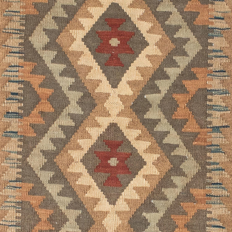 Kelim Teppich - Oriental 192 x 83 cm - hellbraun