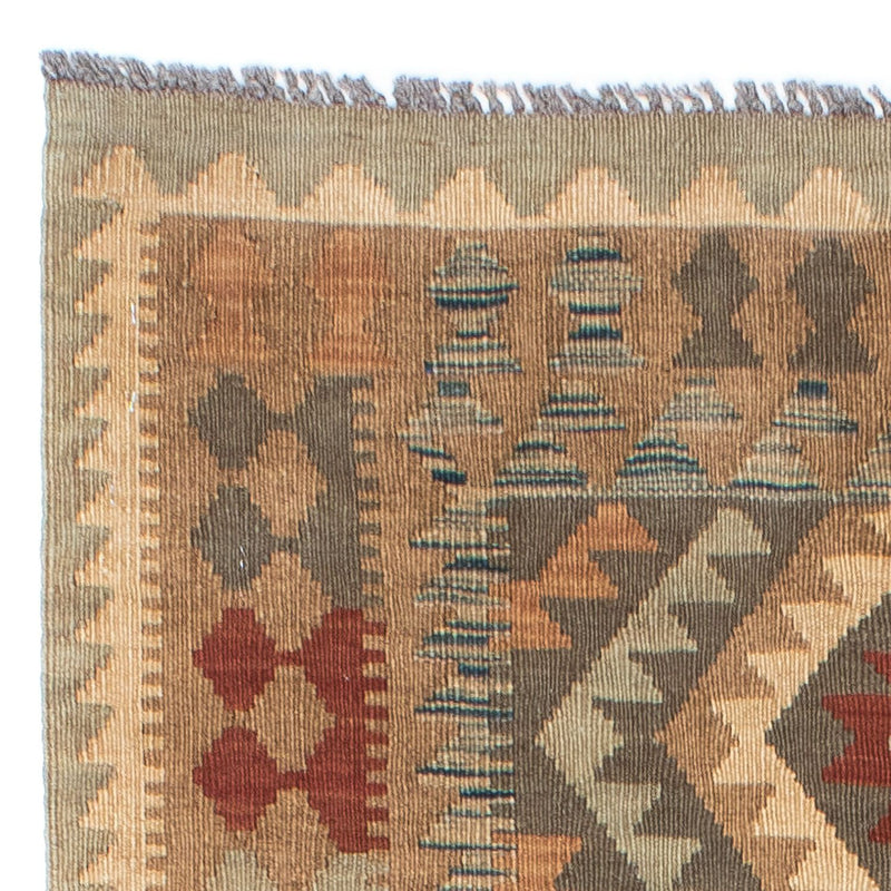 Kelim Teppich - Oriental 192 x 83 cm - hellbraun