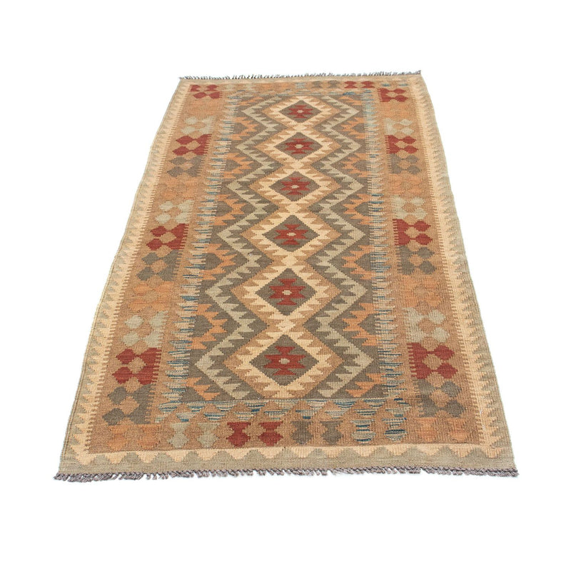 Kelim Teppich - Oriental 192 x 83 cm - hellbraun